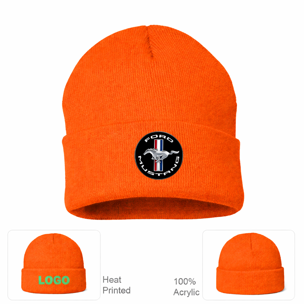 Ford Mustang Motorsport Car Beanie Hat