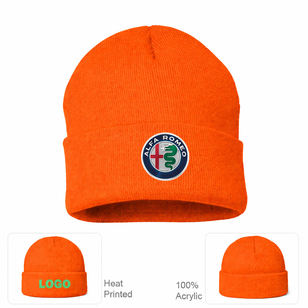 Alfa Romeo Car Cuffed  Beanie Hat