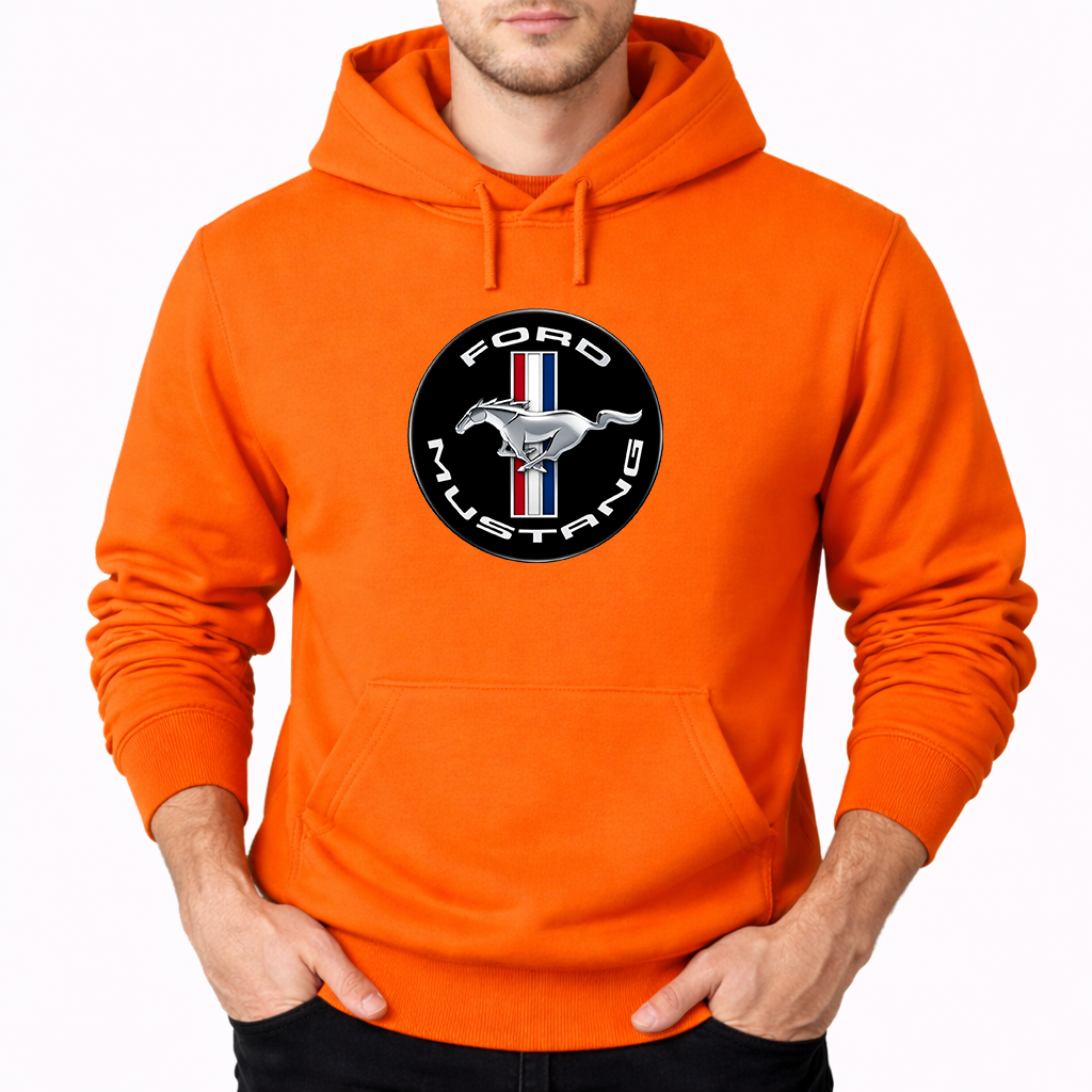 Men's Ford Mustang Motorsport Supercars Pullover Hoodie