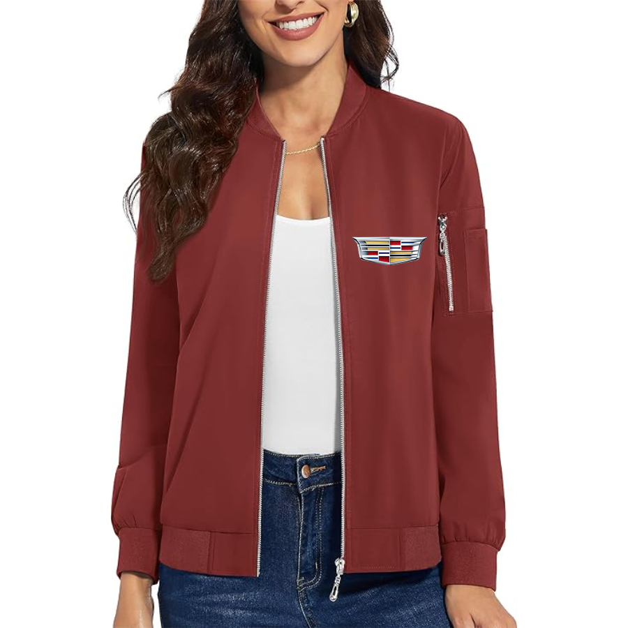 Women's Cadillac Car - Premium Bomber Jacket  Outerwear