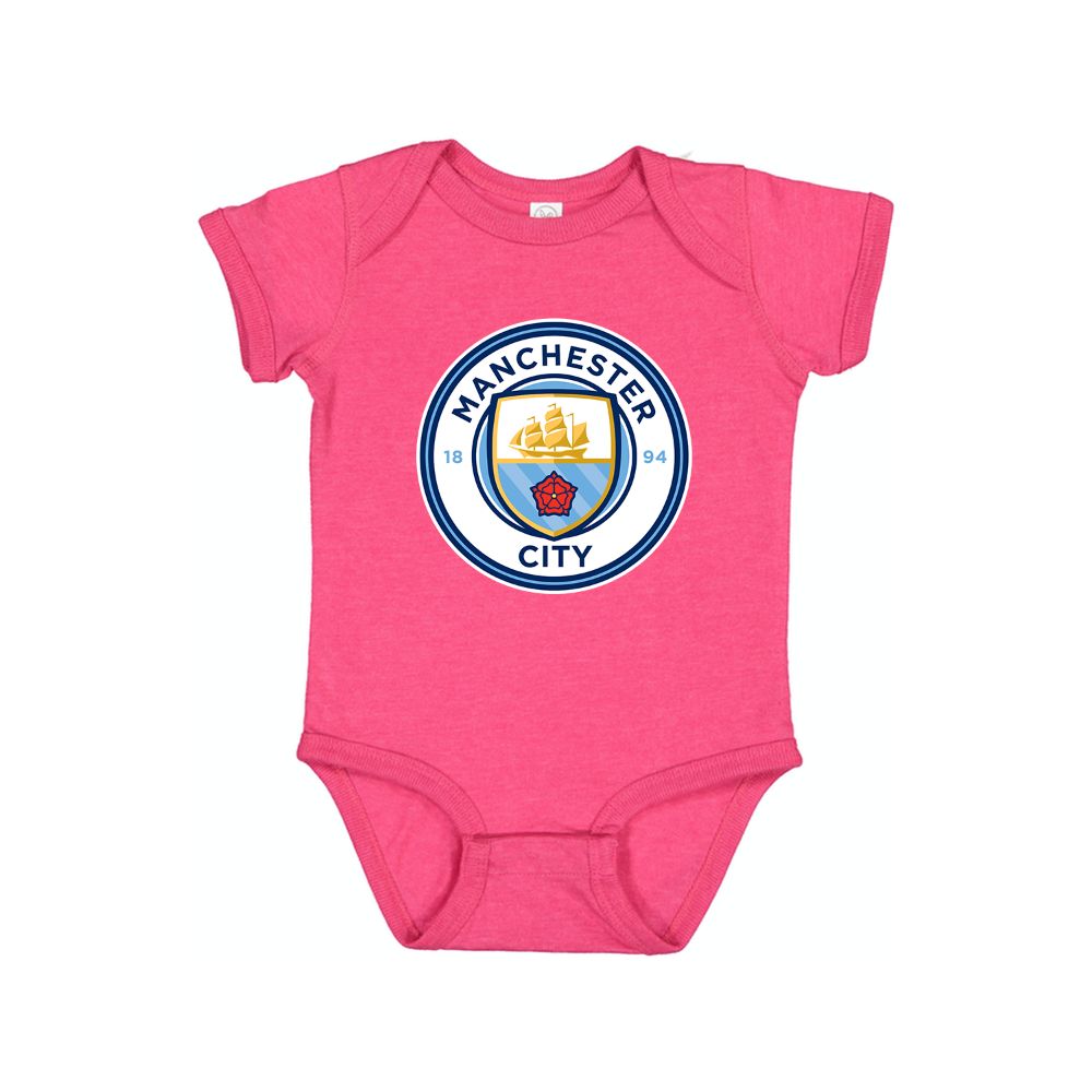 Baby Manchester City Soccer Romper Onesie
