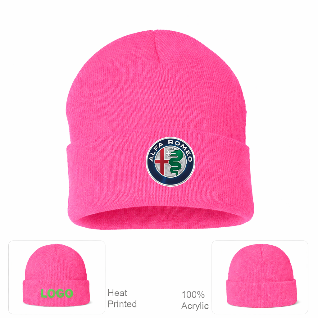 Alfa Romeo Car Cuffed  Beanie Hat