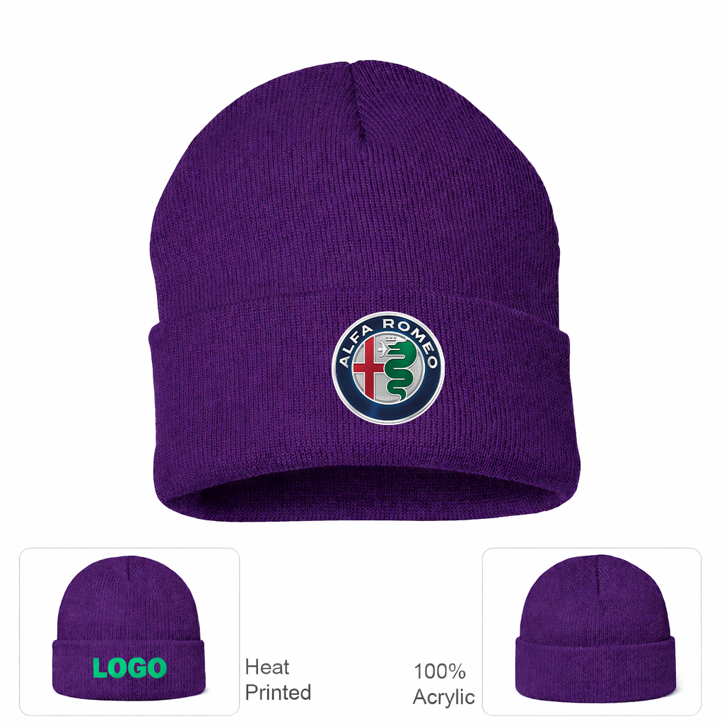 Alfa Romeo Car Cuffed  Beanie Hat
