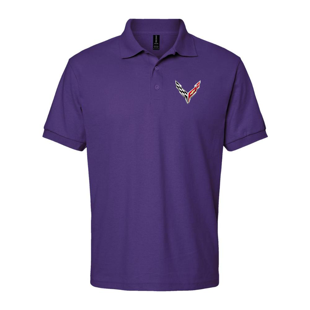Men's Chevrolet Corvette Dry Blend Polo