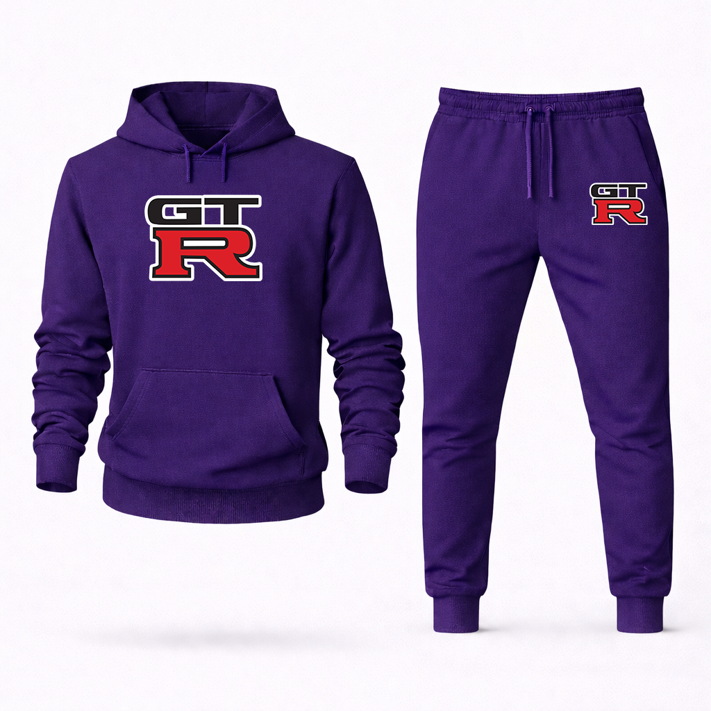 Men’s GTR  Car Hoodie Joggers Set