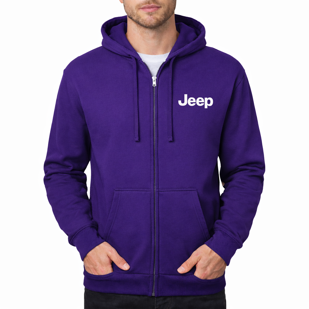 Men’s Jeep Car Zipper Hoodie