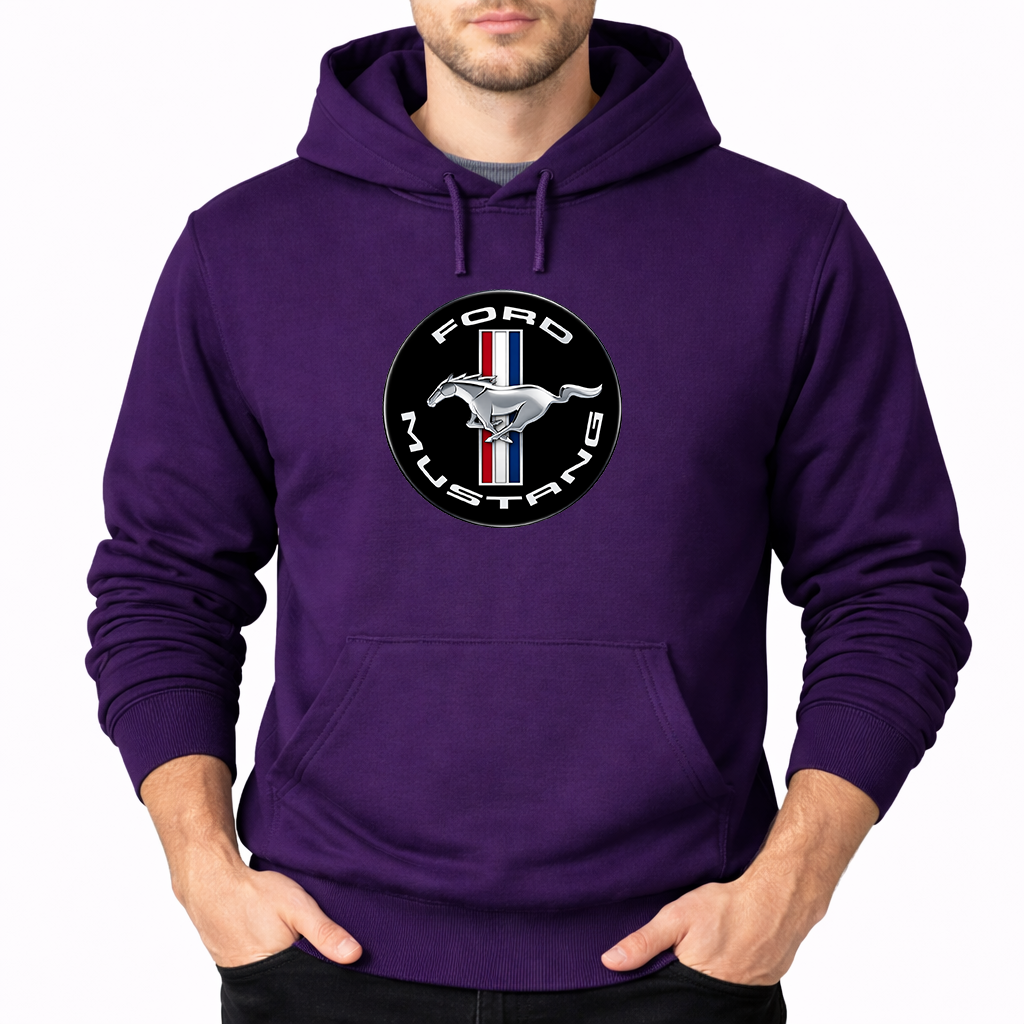 Men's Ford Mustang Motorsport Supercars Pullover Hoodie