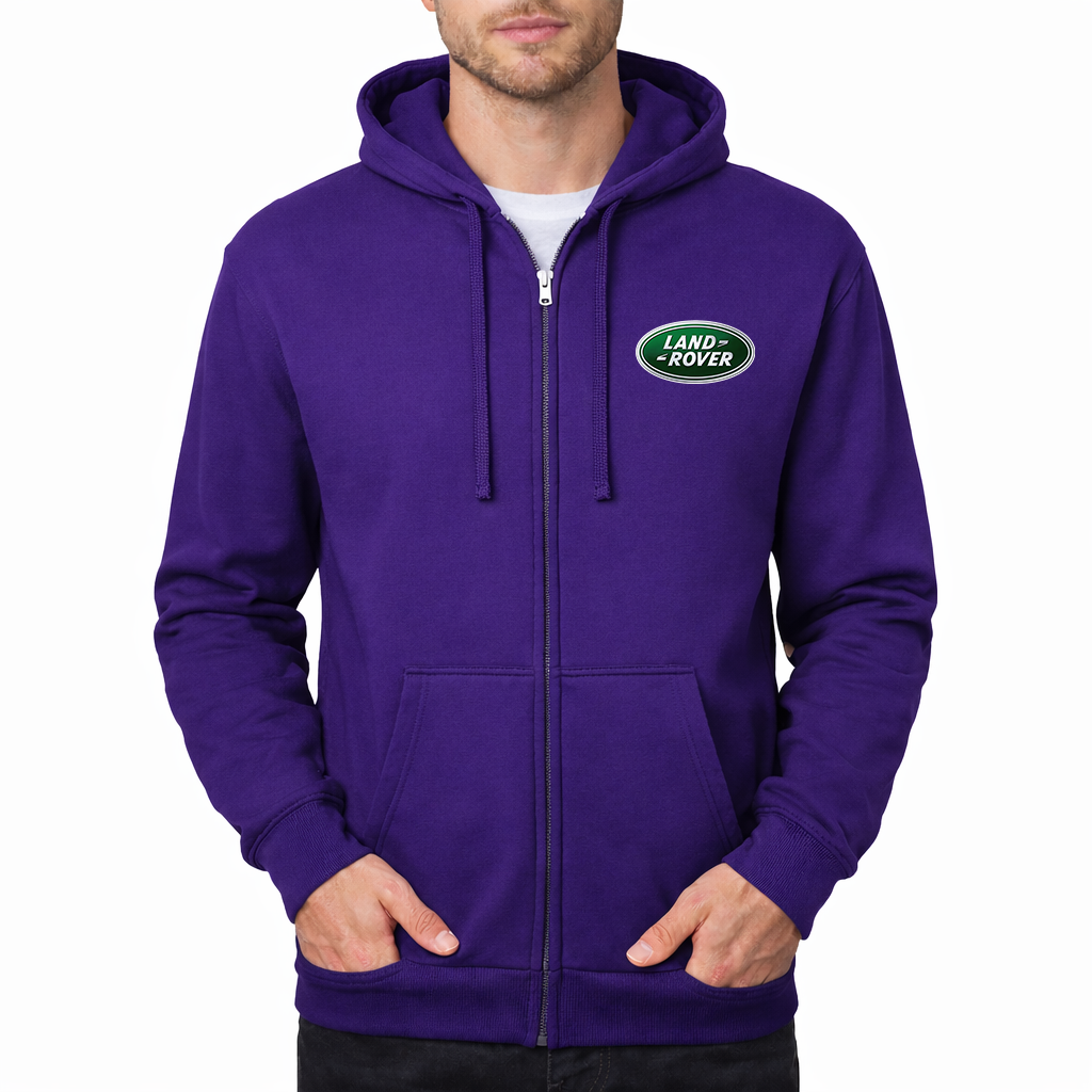 Men’s Land Rover Car Zipper Hoodie