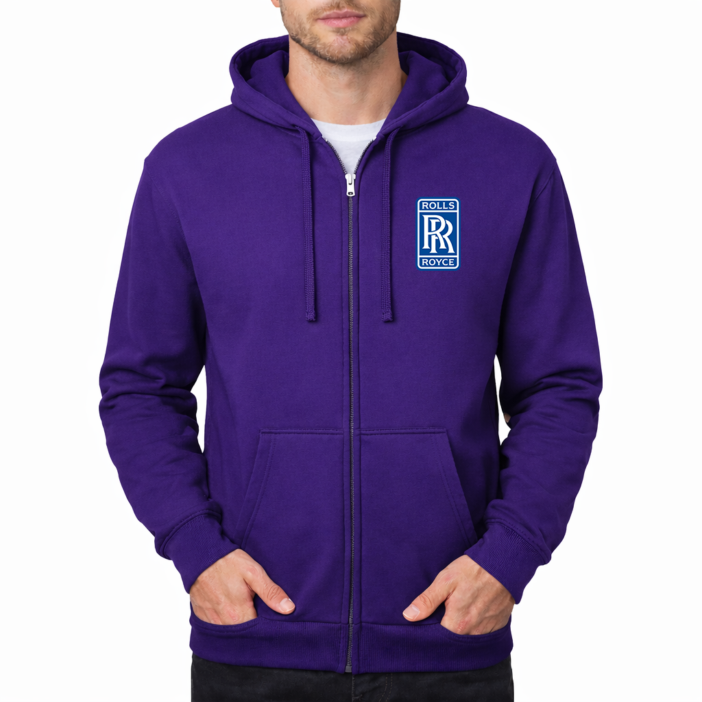 Men’s Rolls Royce Motorsport Car Zipper Hoodie
