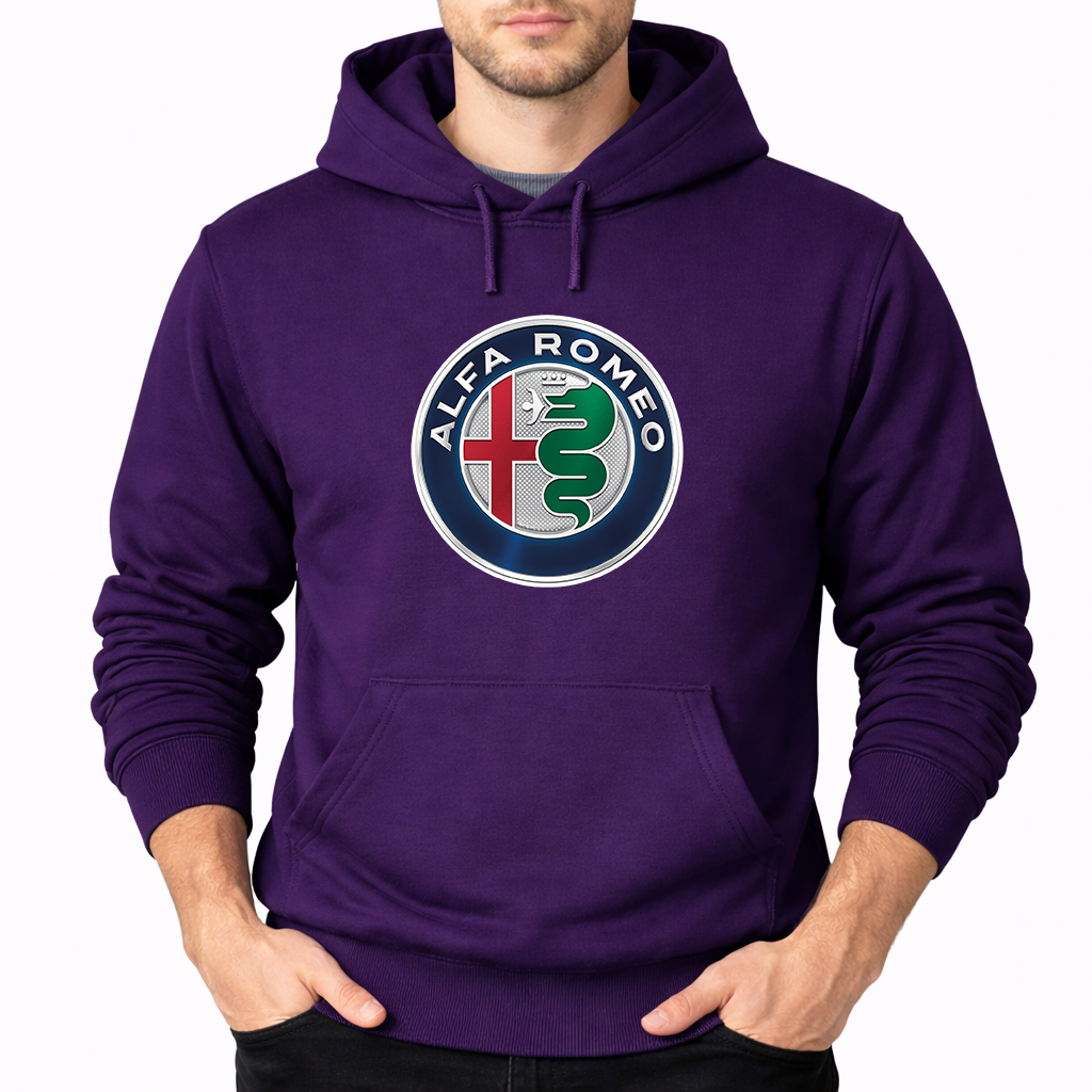 Men's Alfa Romeo Car Pullover Hoodie