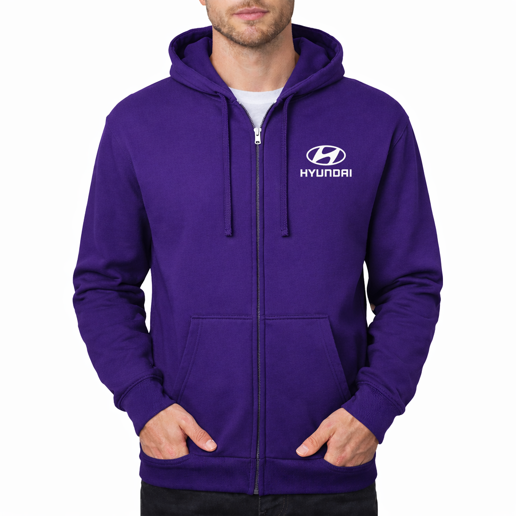 Men’s Hyundai Car Zipper Hoodie