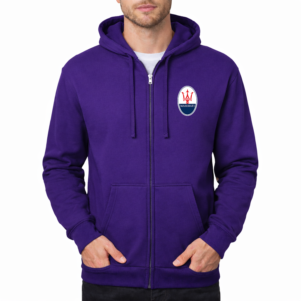 Men’s Maserati Car Zipper Hoodie
