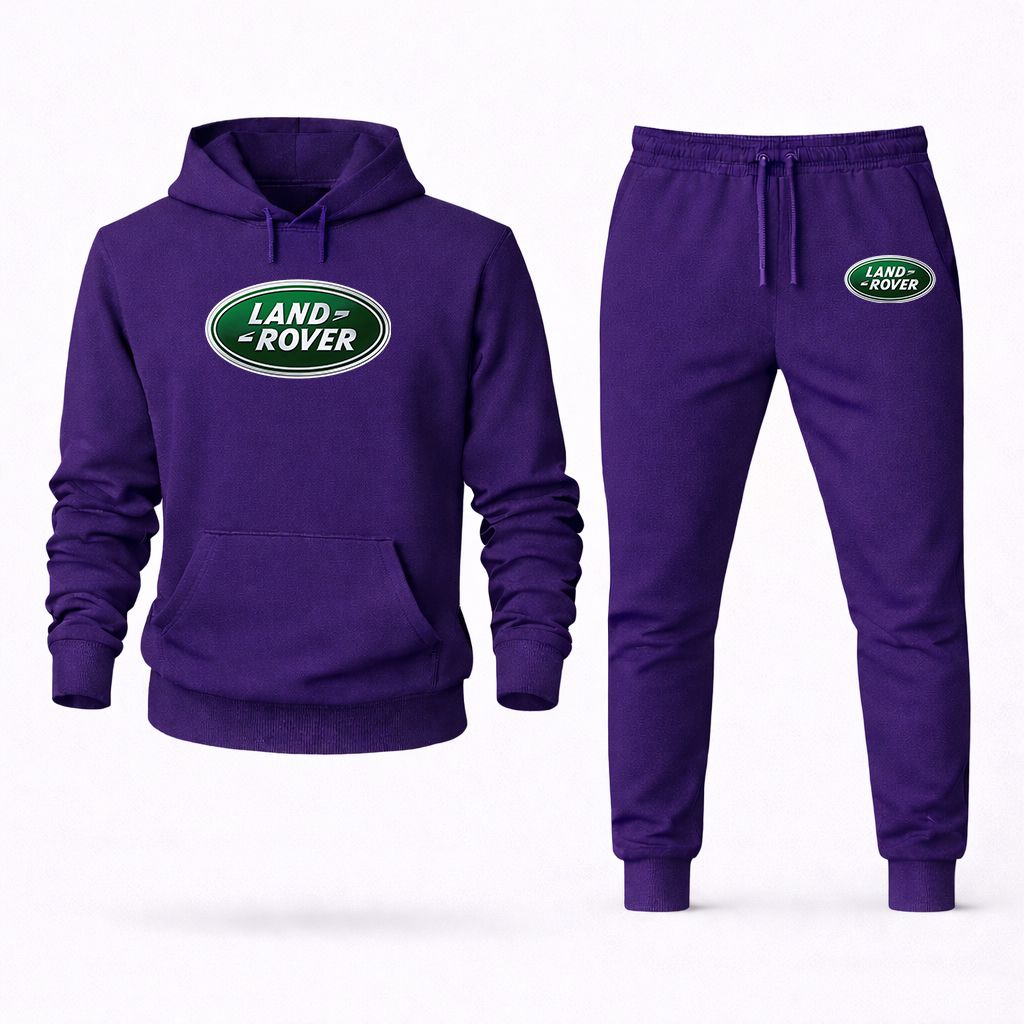 Men's Land Rover Car Hoodie Joggers Set