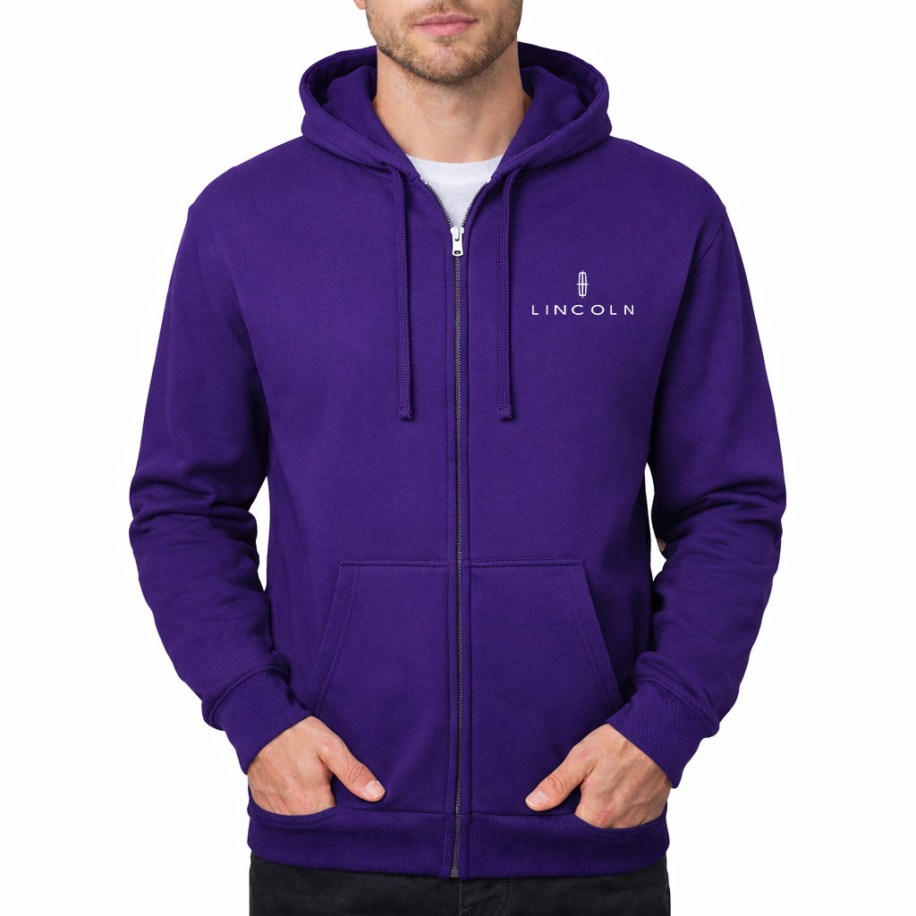Men’s Lincoln Car Zipper Hoodie