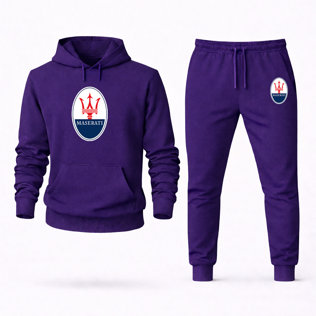 Men’s Maserati Car Hoodie Joggers Set