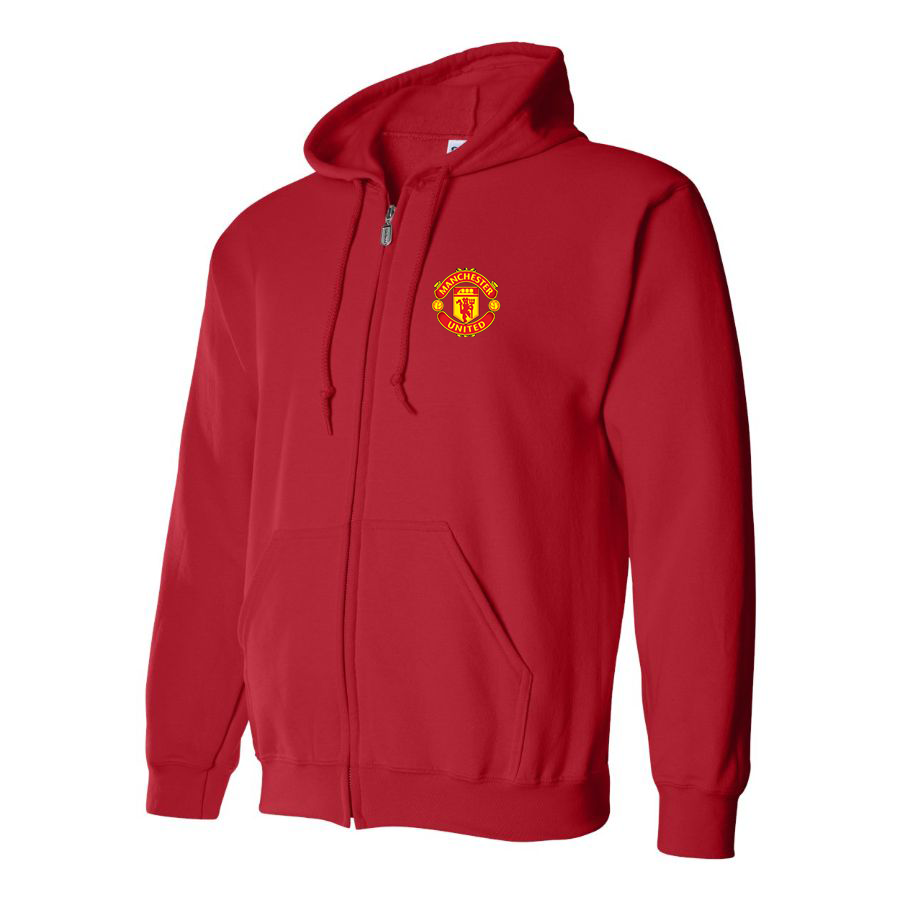 Men’s Manchester United Soccer Zipper Hoodie