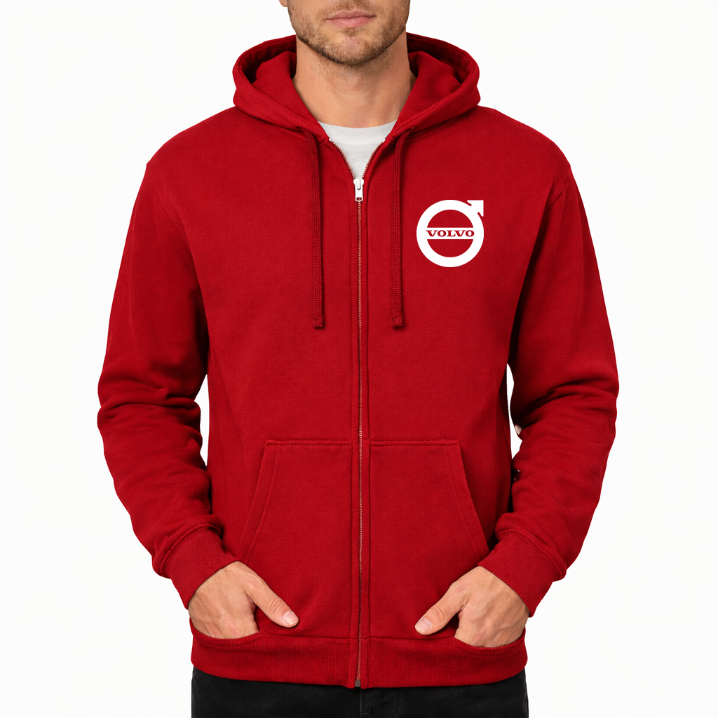 Men’s Volvo Car Zipper Hoodie