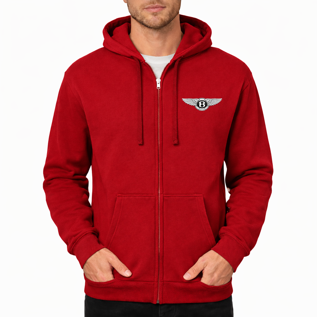 Men’s Bentley Motorsports Car Zipper Hoodie