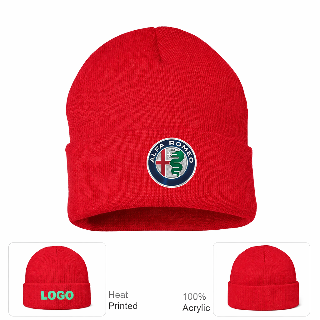 Alfa Romeo Car Cuffed  Beanie Hat