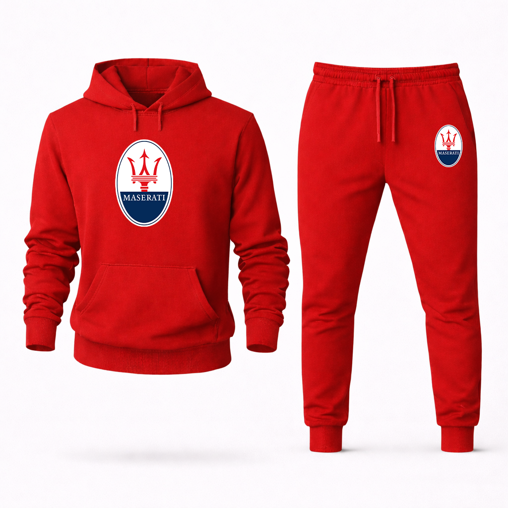 Men’s Maserati Car Hoodie Joggers Set