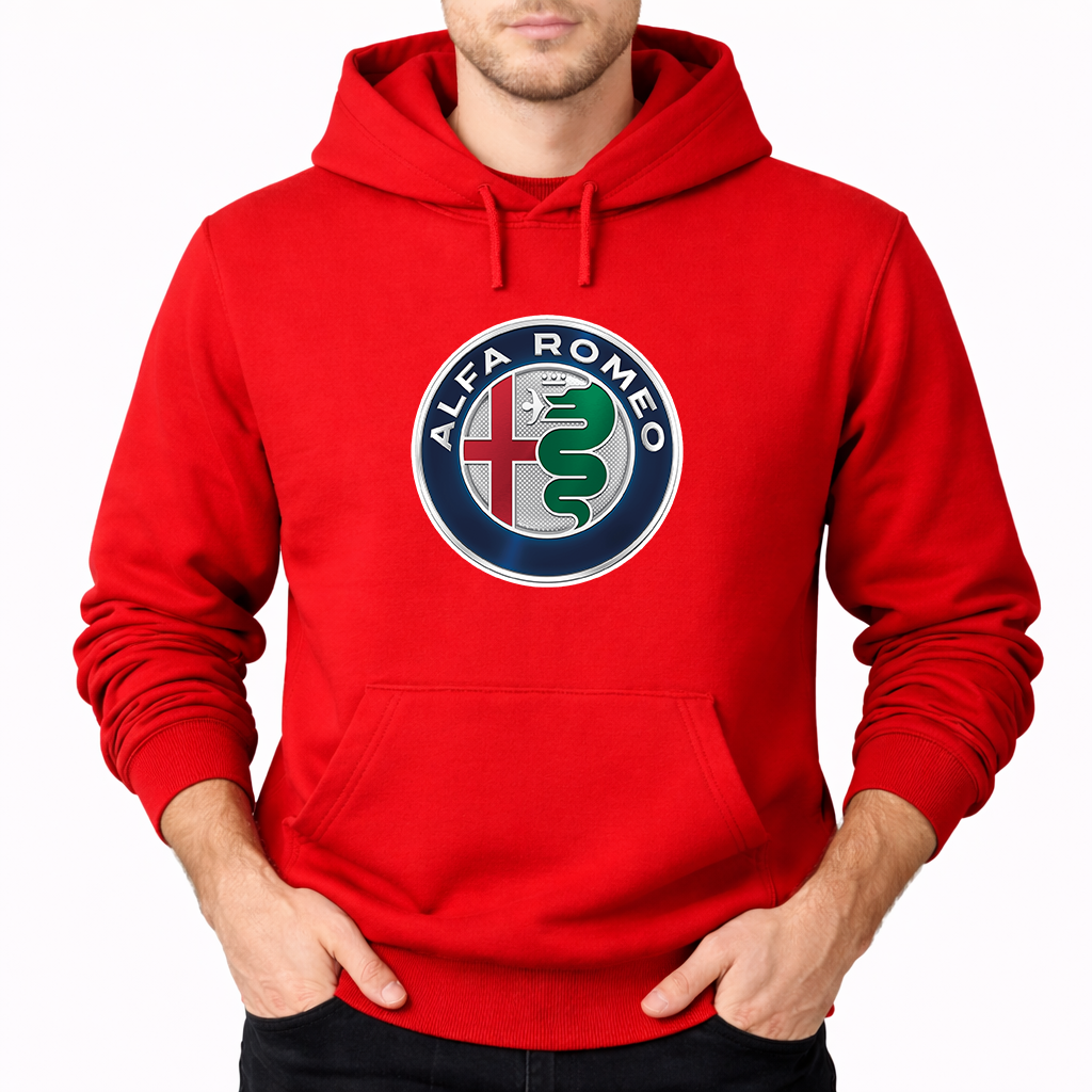 Men's Alfa Romeo Car Pullover Hoodie