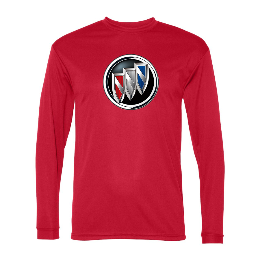 Men's Buick Car -  Polyester Long Sleeve T-Shirt