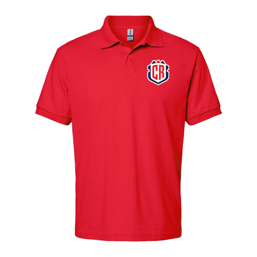 Men's Costa Rica National Soccer Team Dry Blend Polo