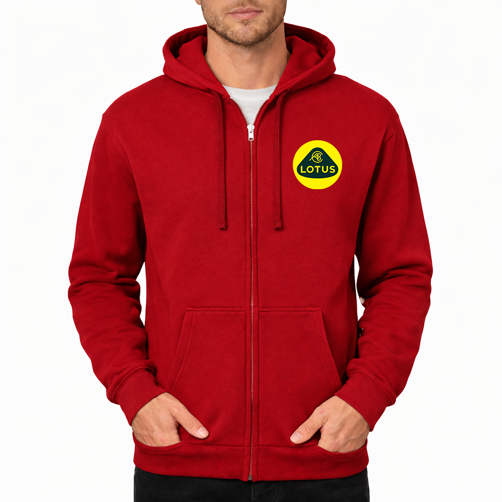 Men’s Lotus Car Zipper Hoodie