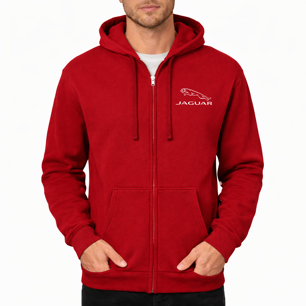 Men’s Jaguar Symbol Car Zipper Hoodie