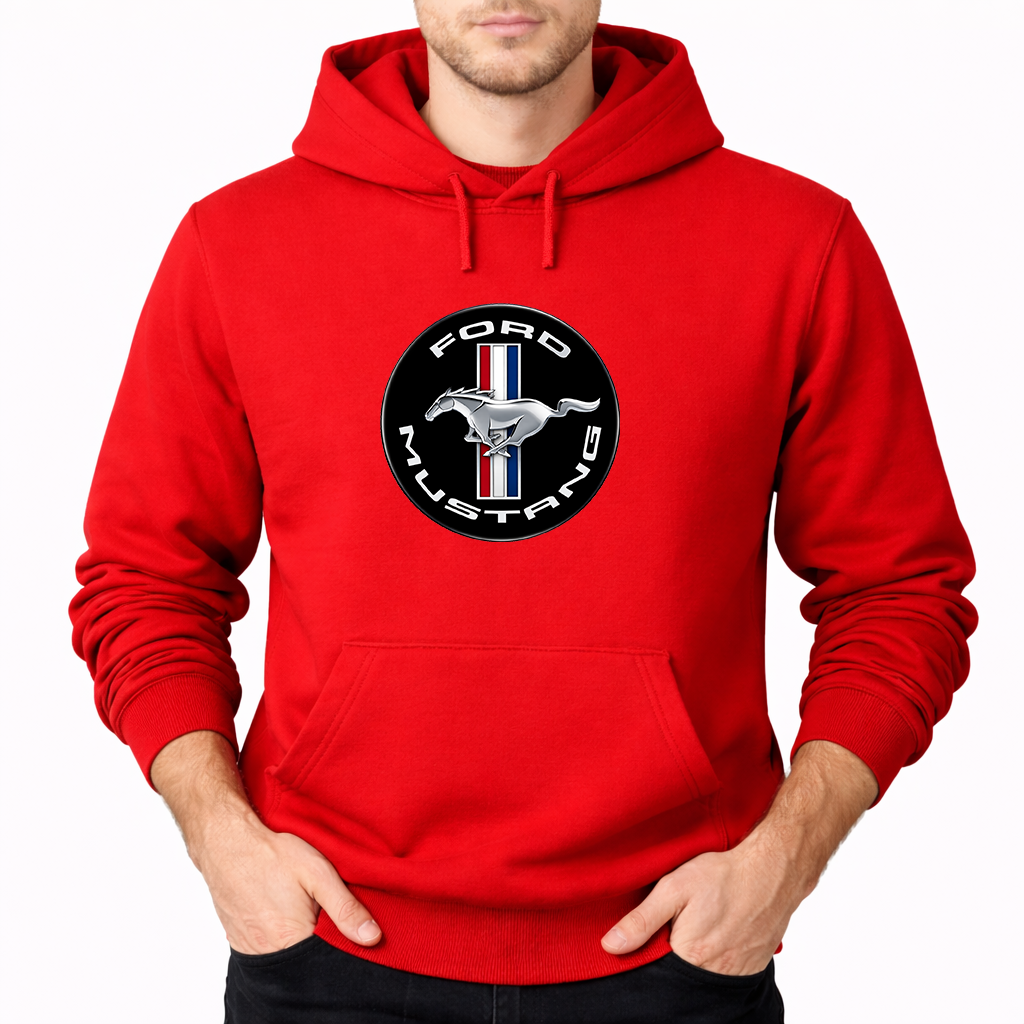 Men's Ford Mustang Motorsport Supercars Pullover Hoodie