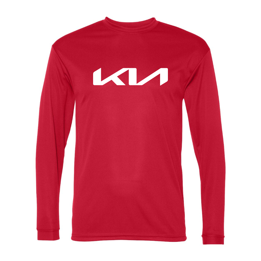 Men's Kia Car -  Polyester Long Sleeve T-Shirt