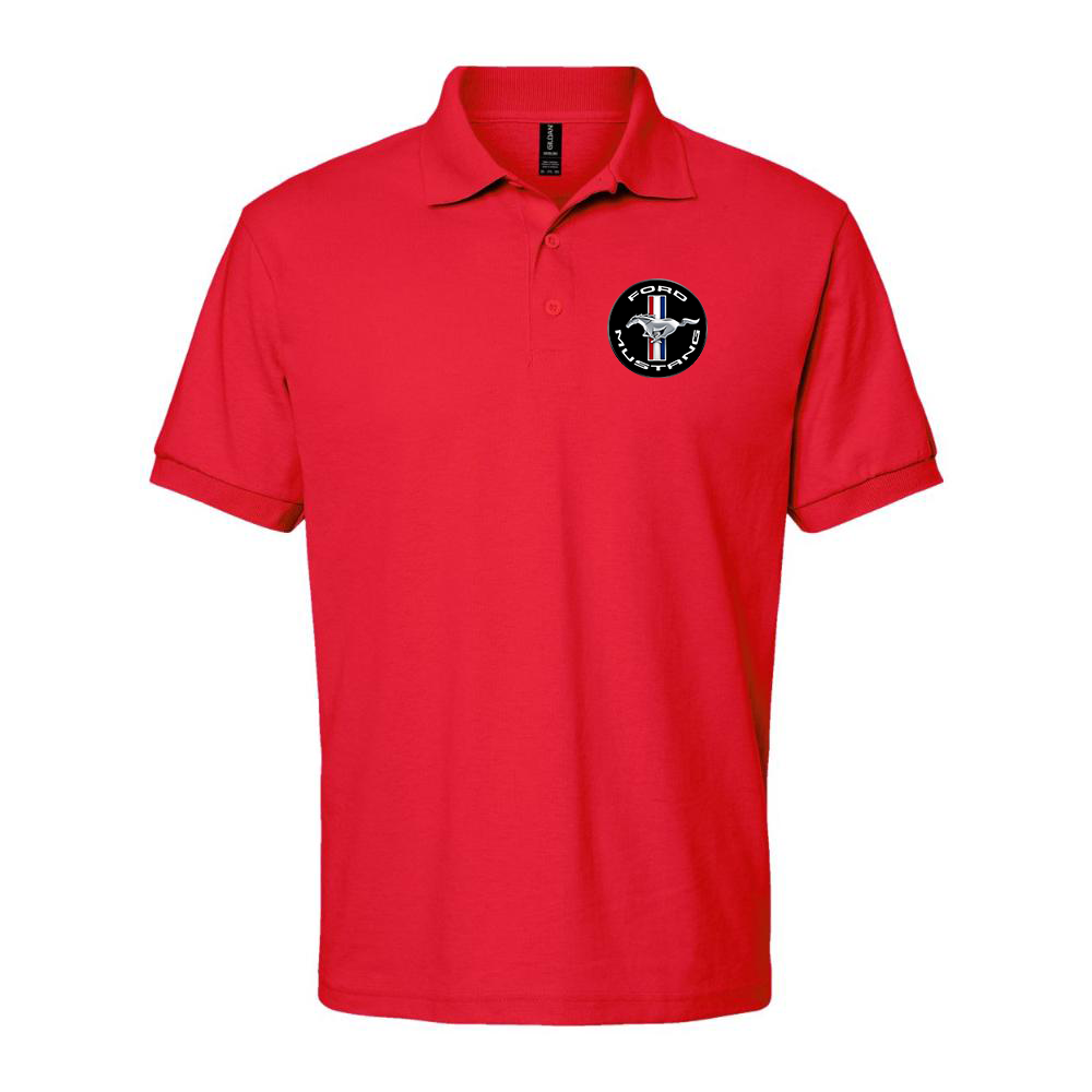 Men’s Ford Mustang Motorsport Car Dry Blend Polo