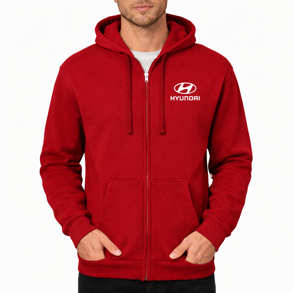 Men’s Hyundai Car Zipper Hoodie