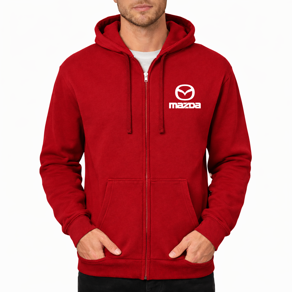 Men’s Mazda Car Zipper Hoodie