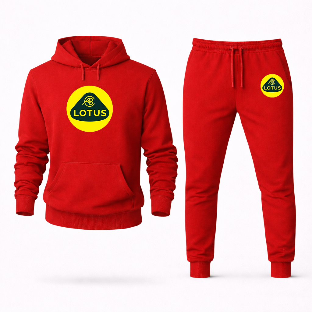 Men's Lotus Car Hoodie Joggers Set
