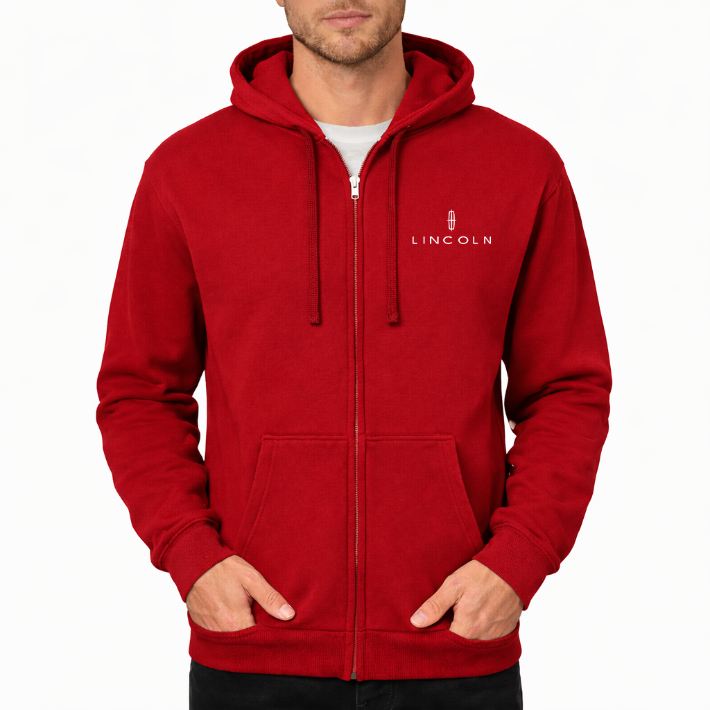 Men’s Lincoln Car Zipper Hoodie