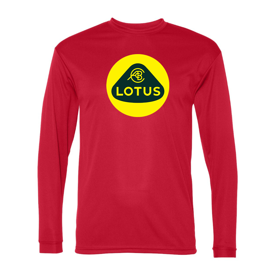 Men's Lotus Car -  Polyester Long Sleeve T-Shirt