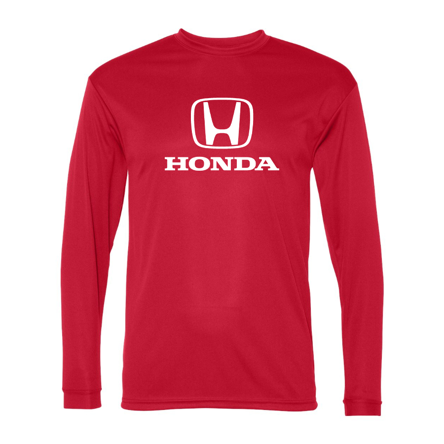 Men's Honda Motorsport -  Polyester Long Sleeve T-Shirt