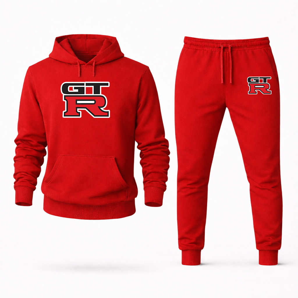Men’s GTR  Car Hoodie Joggers Set