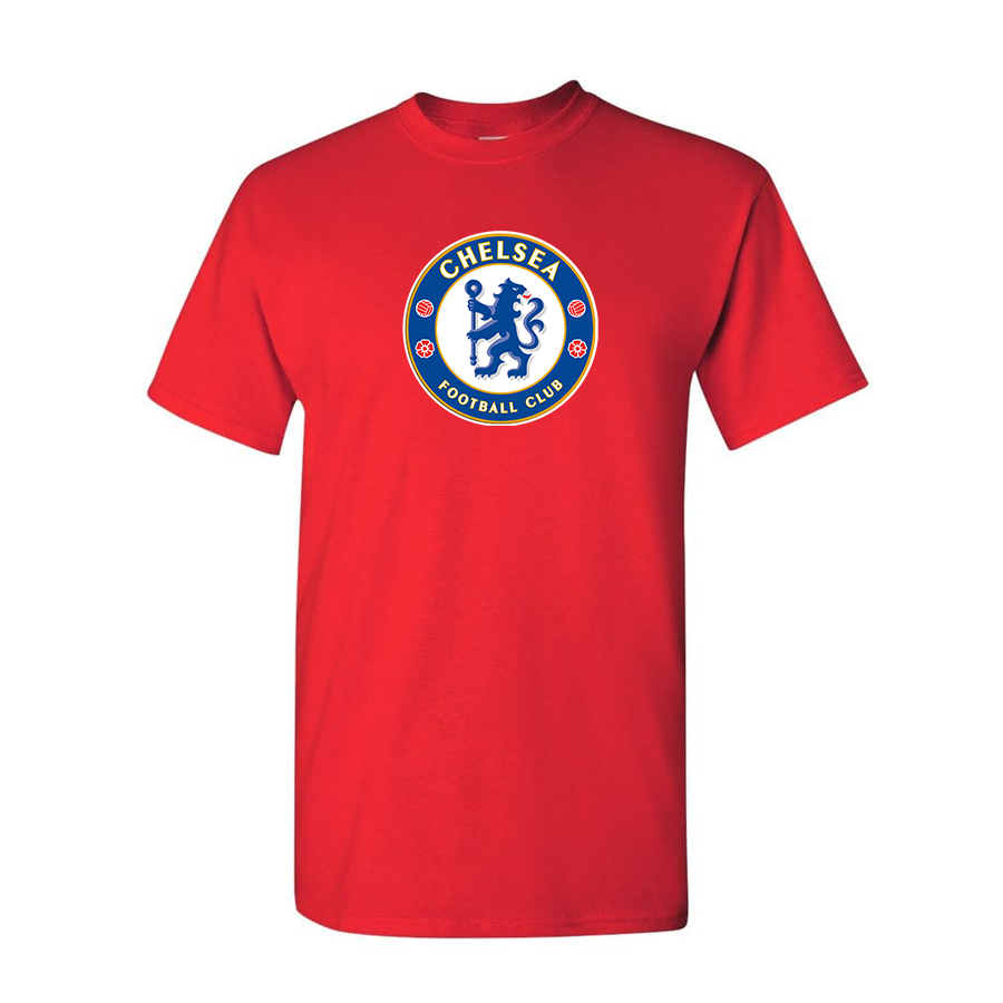 Youth Kids Chelsea Soccer Cotton T-Shirt