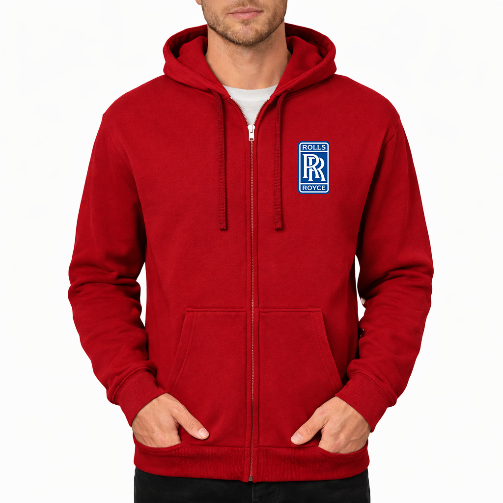Men’s Rolls Royce Motorsport Car Zipper Hoodie