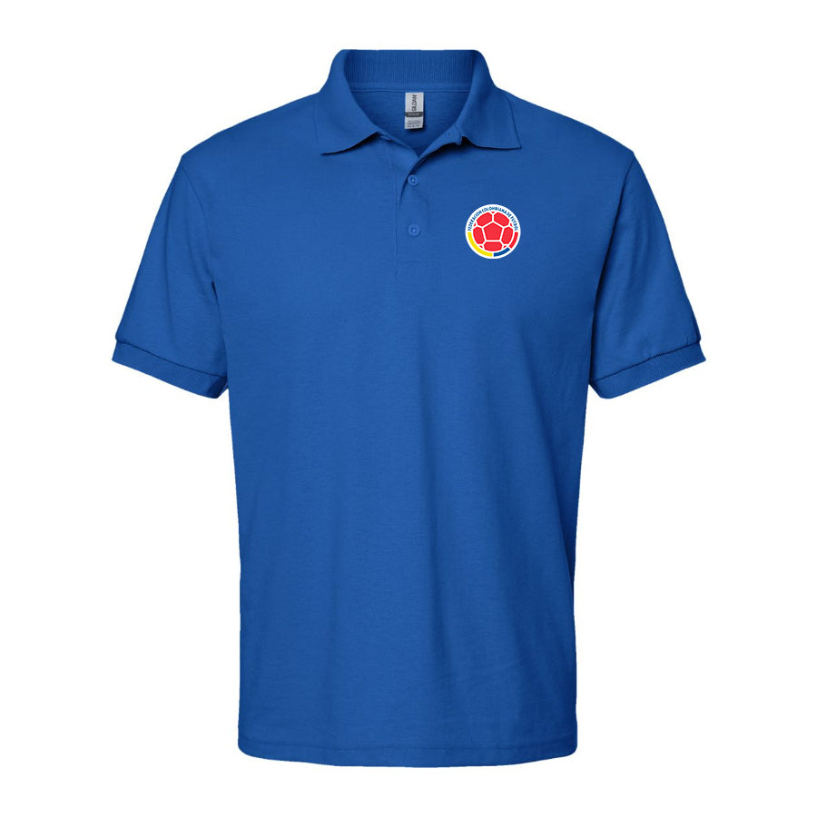 Men's Colombia National Soccer Team Dry Blend Polo