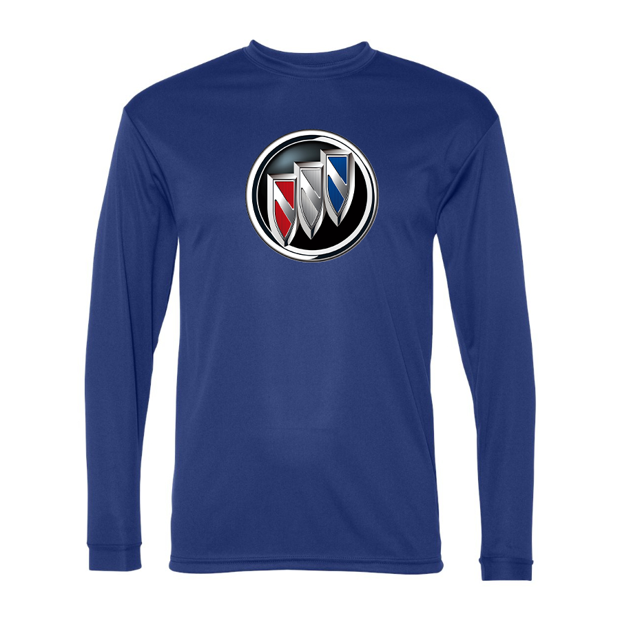 Men's Buick Car -  Polyester Long Sleeve T-Shirt