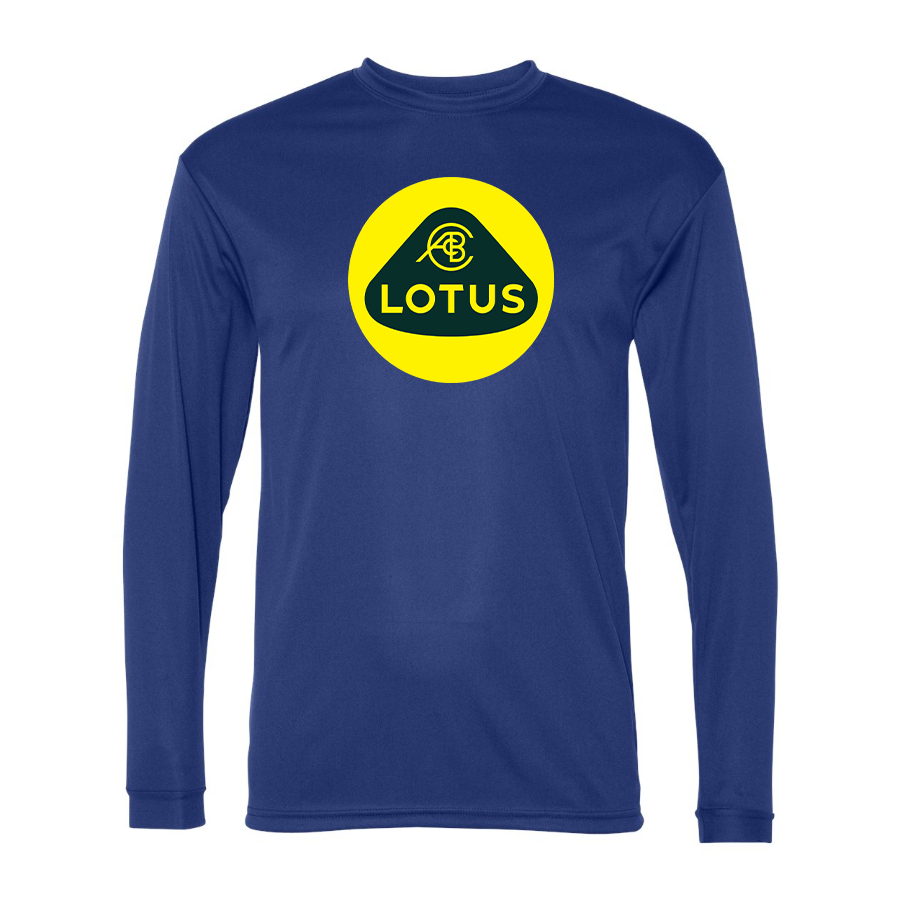 Men's Lotus Car -  Polyester Long Sleeve T-Shirt