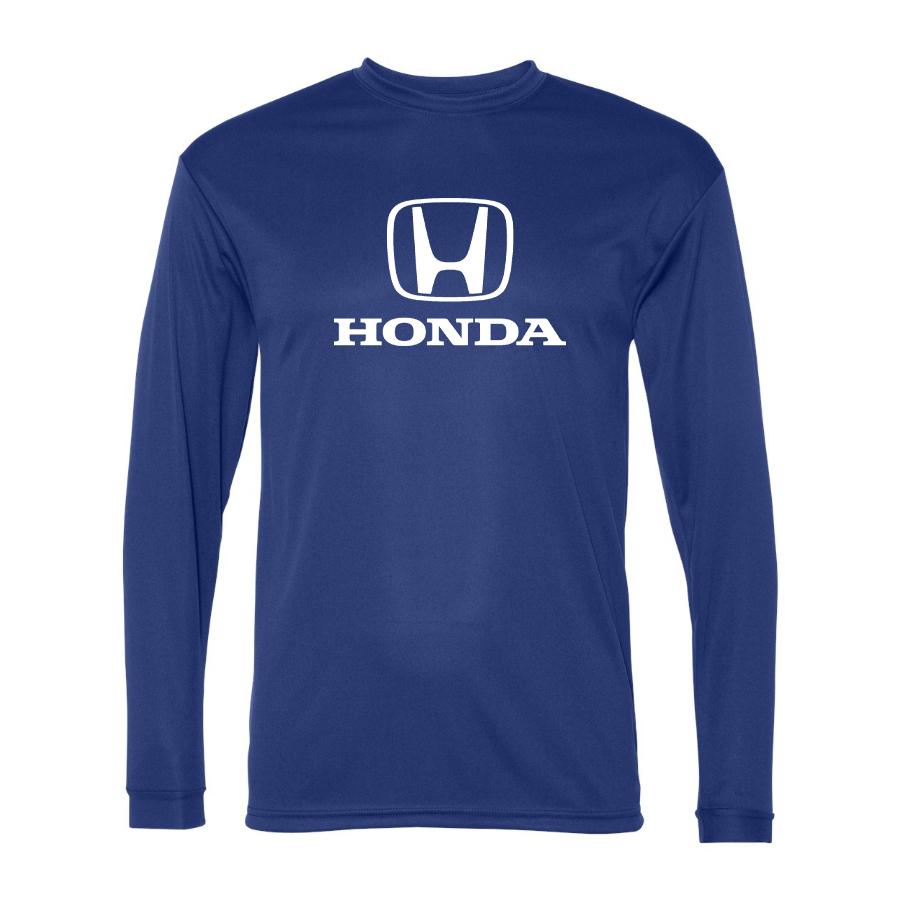Men's Honda Motorsport -  Polyester Long Sleeve T-Shirt
