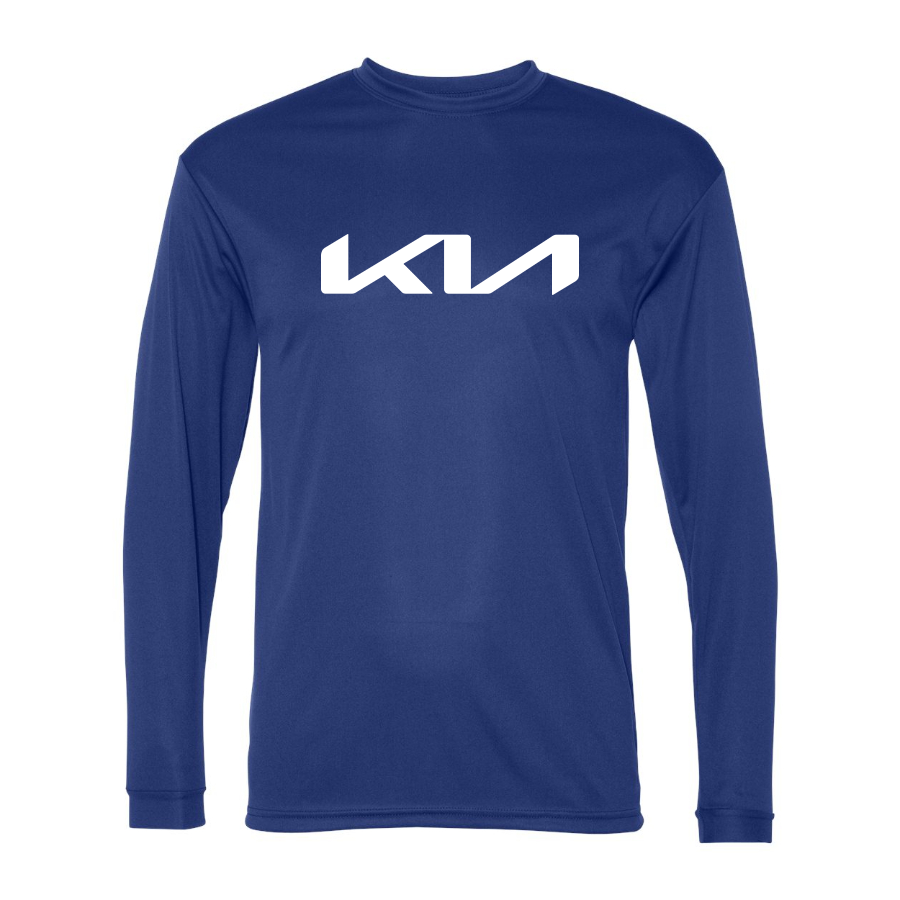 Men's Kia Car -  Polyester Long Sleeve T-Shirt