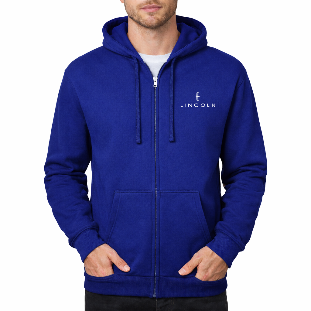 Men’s Lincoln Car Zipper Hoodie