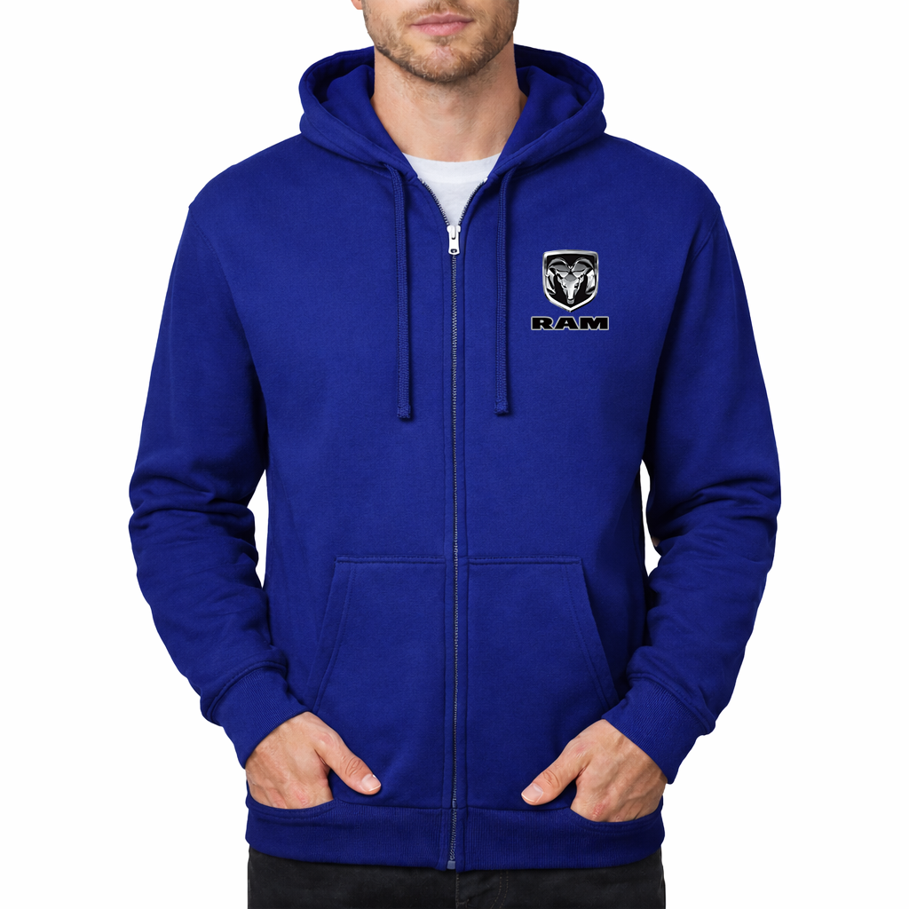 Men’s Ram Truck Logo Zipper Hoodie
