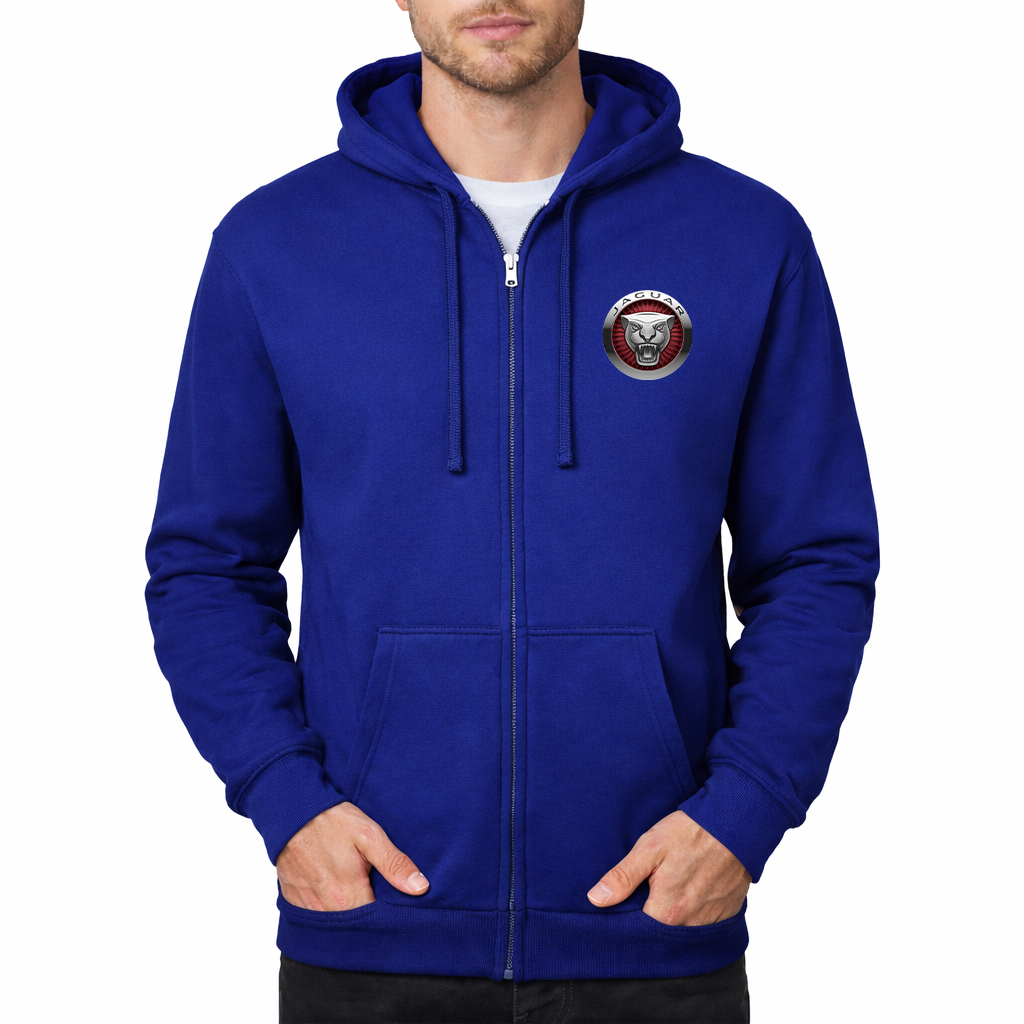 Men's Jaguar Motorsport Car Zipper Hoodie
