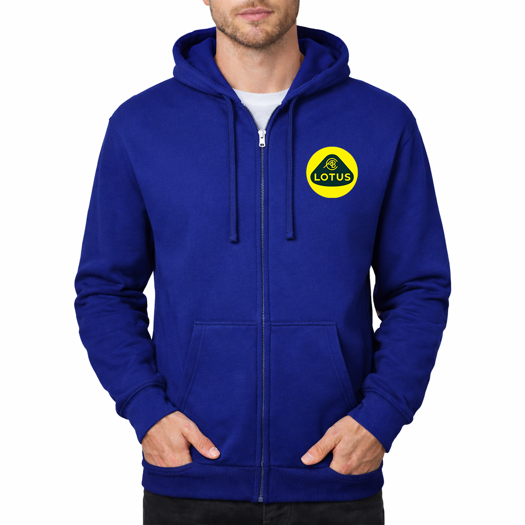 Men’s Lotus Car Zipper Hoodie